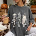 Spooky Girls Halloween Graphic Tee | Vintage Halloween Shirt